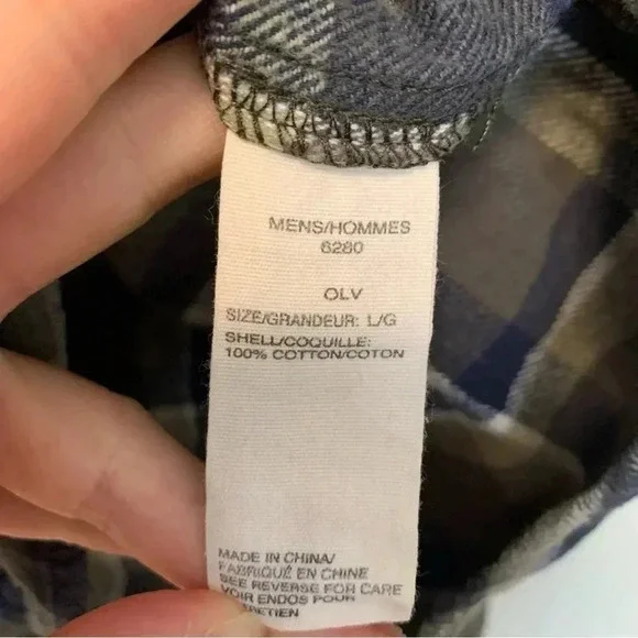 Woolrich plaid 100% cotton flannel shirt - Picture 4 of 6